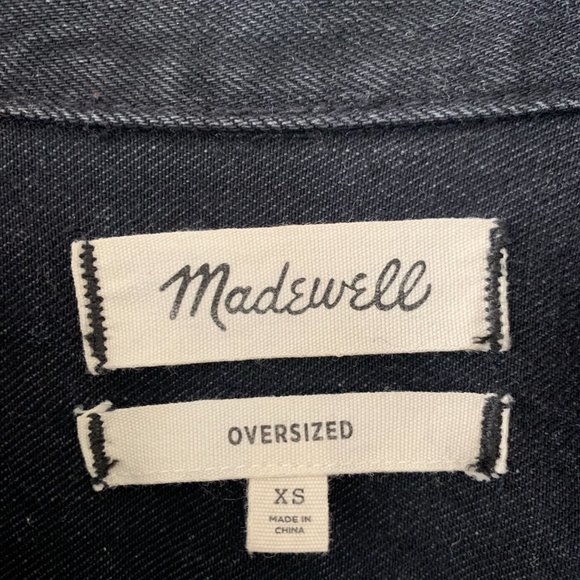 Madewell The Oversized Jean Jacket in Lunar Wash - Picture 3 of 3